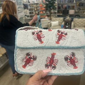 Beaded Lobster Clutch